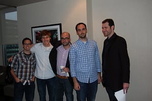 Panelists for the JHRTS New York event, A Conversation with the Comedians
